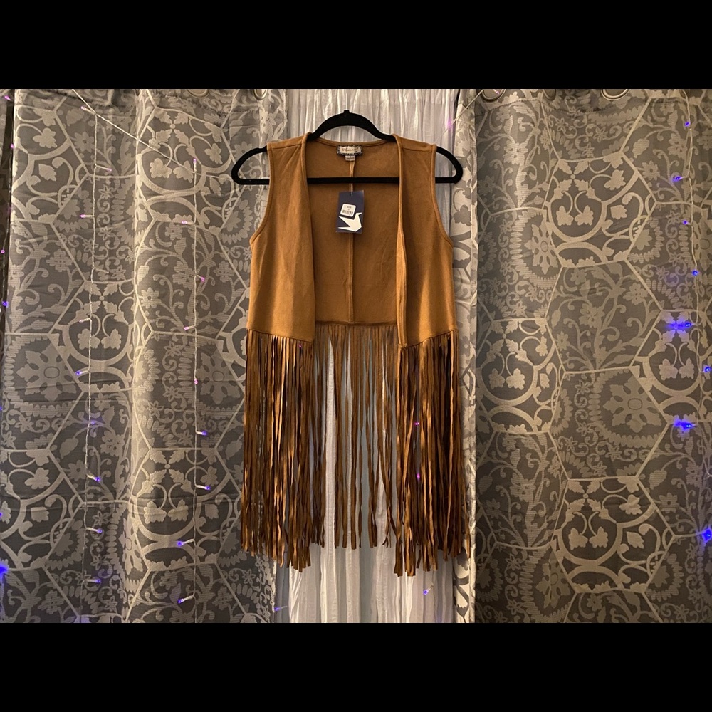 ☀️ Boho Suede Fringe Vest ☀️